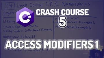 [OLD] C# Crash Course - Episode 5 - ACCESS MODIFIERS - VARIABLES
