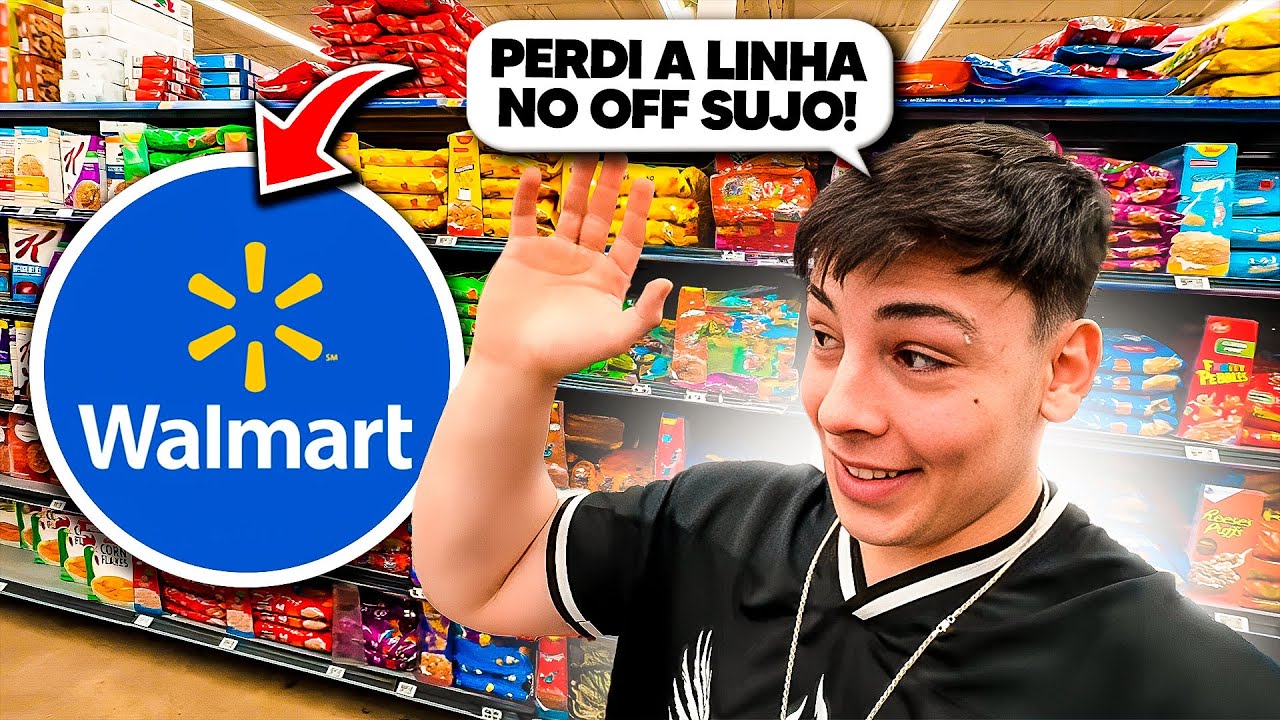 FAZENDO COMPRAS DO OFF SUJO NO WALMART!!!