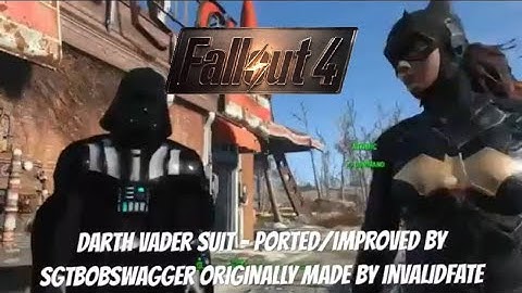 Fallout 4 Xbox One Mods|Darth Vader Suit
