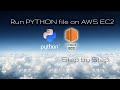 Run Python on AWS EC2 (Step by Step Example)