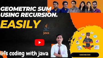 Geometric Sum #java  #recursion