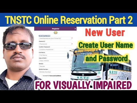 TNSTC Mobile App | Part 3 | New User Registration Method | Visually impaired | Vel Tech Tamil