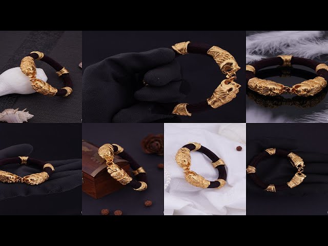 Buy Adjustable Gold Lion Bracelet Online in India - Etsy
