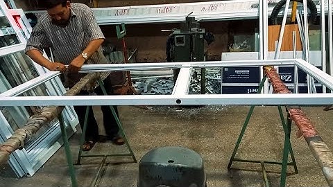 Techniques Build And Assemble Door Easy | How To Make a Door Aluminum Correctly