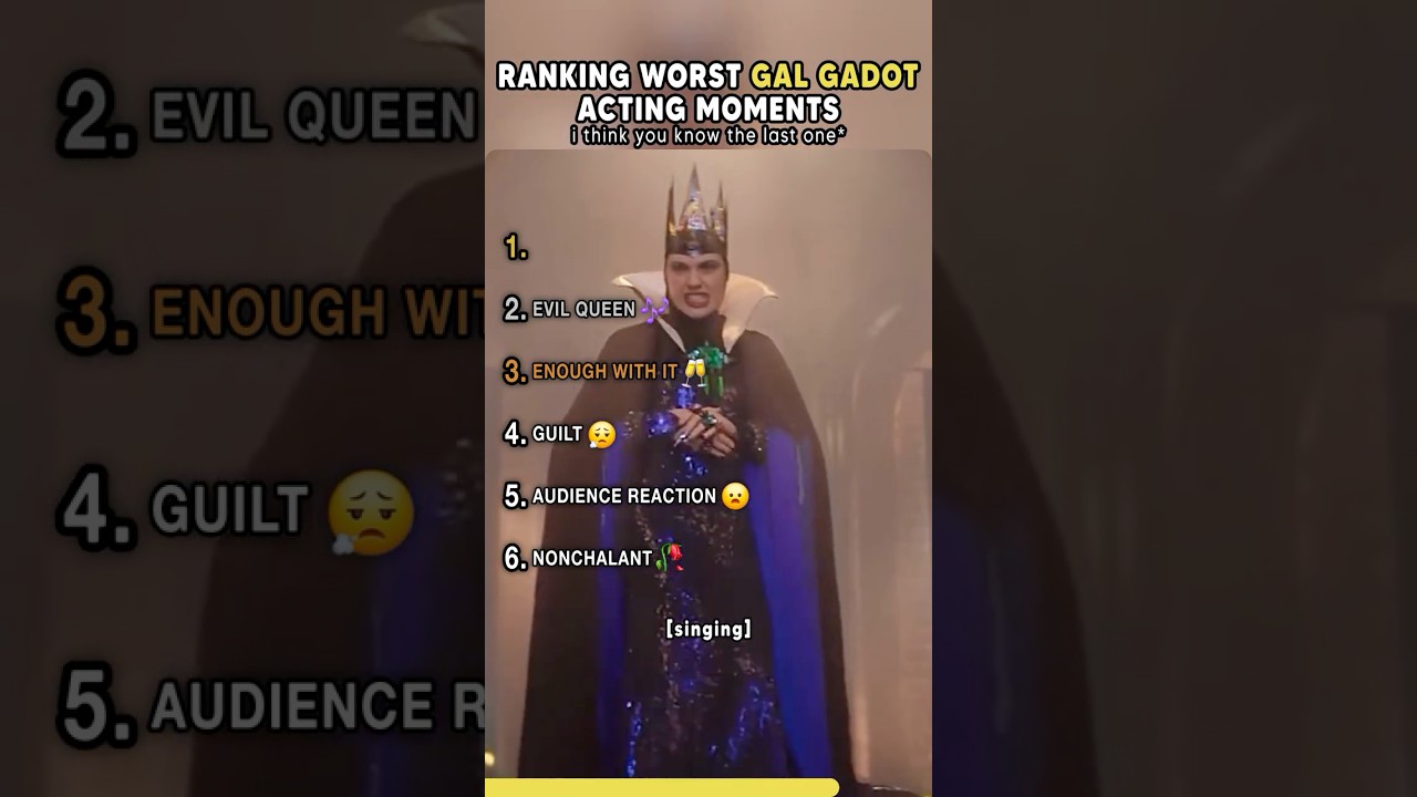 Gal Gadot Worst Acting Ever Shorts Usa