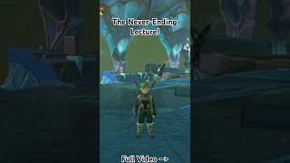 The Never-Ending Lecture #gaming #nintendo #zelda #totk #games #shorts #livegamingparadise #gamer