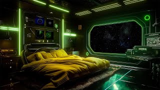 Starship Sleeping Quarters | Relaxing Sounds Mind-numbing Brown Noise with Deep Bass | 10 Hours