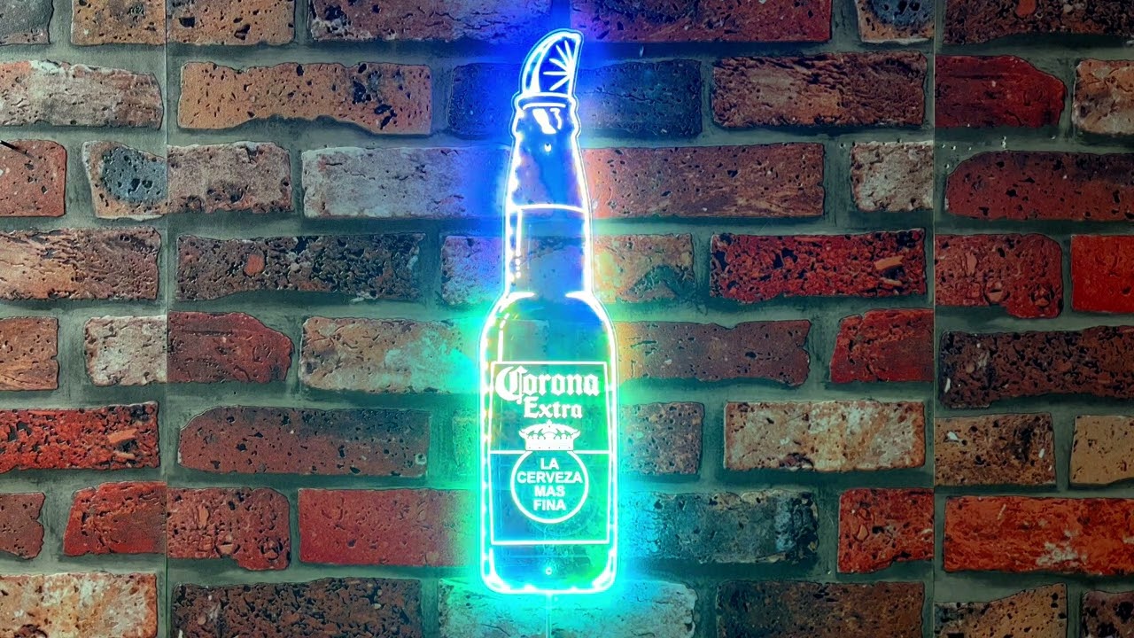 Corona Extra Dynamic RGB Edge Lit LED Sign | PROLEDSIGN