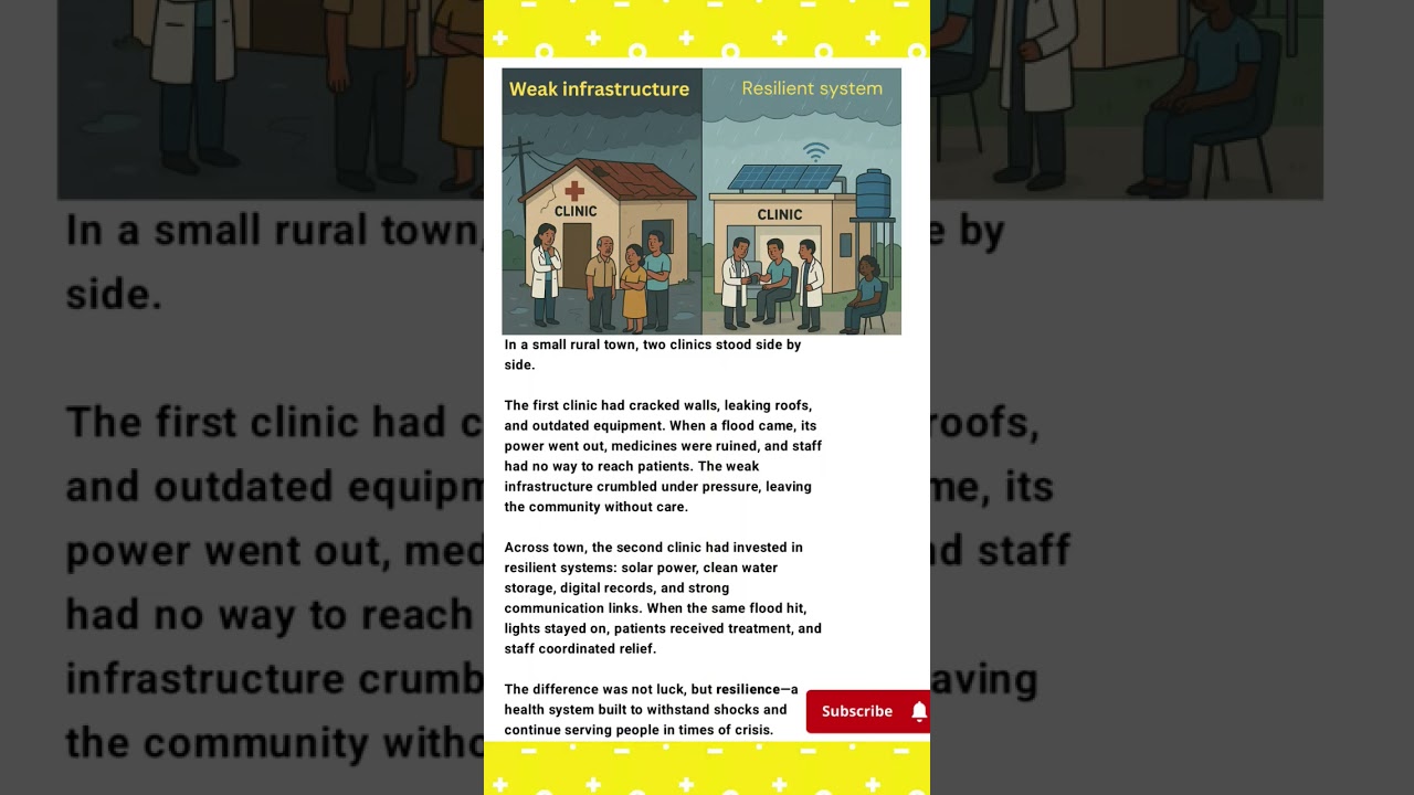 Weak Infrastructure and Resilient system 