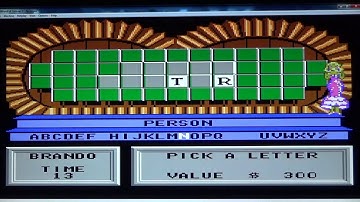 Wheel of Fortune 1991 Edition Game 4 NES Emulator