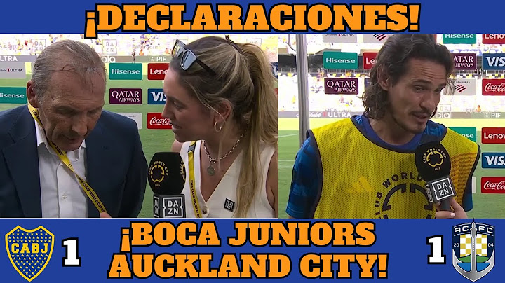 💥📢¡DECLARACIONES de MIGUEL RUSSO y EDINSON CAVANI! | BOCA 1 - 1 AUCKLAND CITY