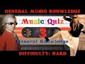 Music General Knowledge #3 | Music Quiz | HARD