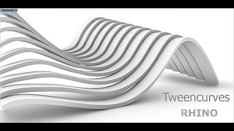 TweenCurves | Rhino 3-D modeling