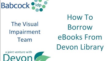 How to Borrow eBooks From Devon Library