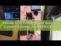 Review 4CH 1080P Wired Security Camera System, AIWIXEN CCTV DVR with 512GB Hard Drive, 4 x Home Surv