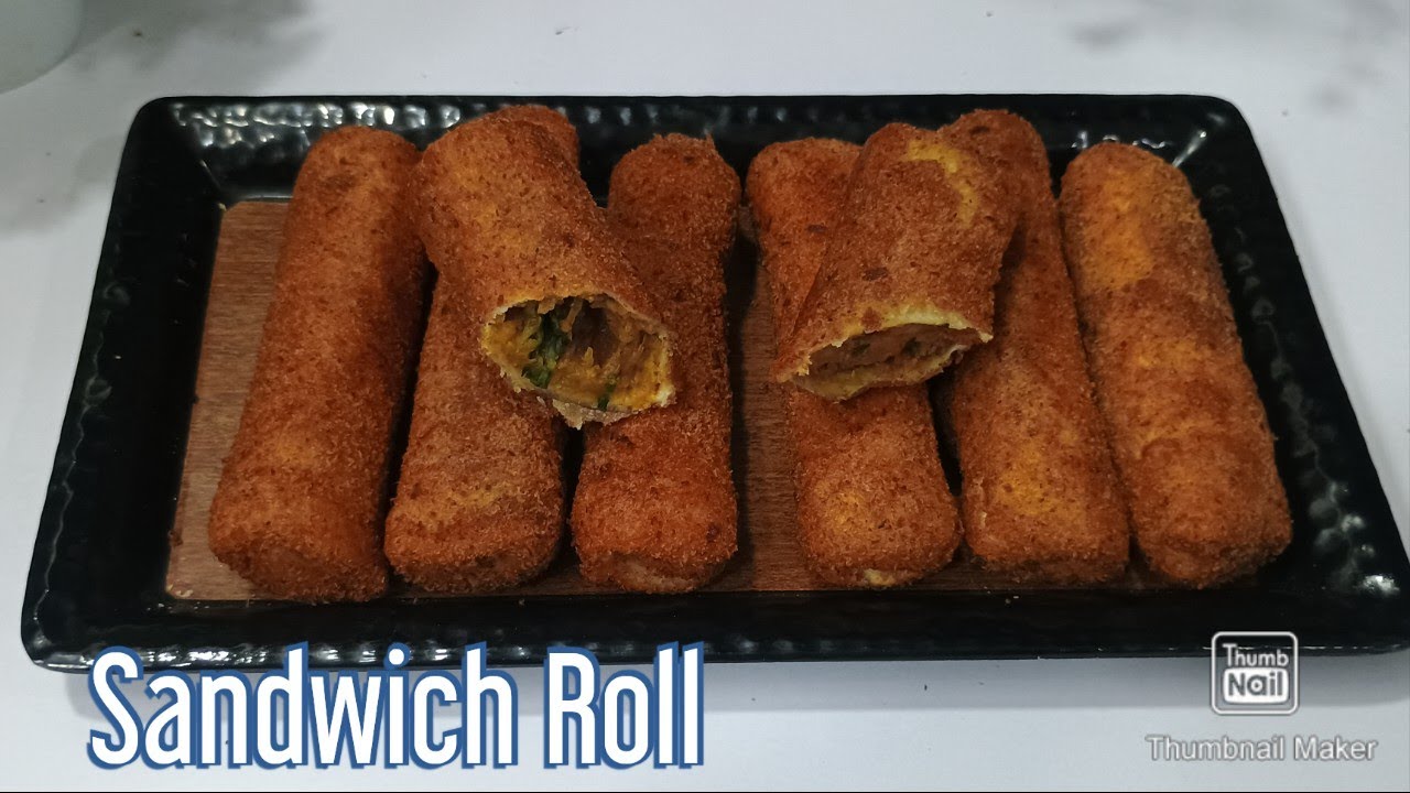 Sandwich Roll Recipe || Snack Recipe || Queen's Kitchen Diaries 