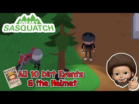 Sneaky Sasquatch - All Dirt Events Walkthrough and the Dirt Helmet