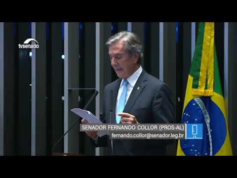 Discurso do Sen. Fernando Collor - 13.02.2019 - Alerta sobre projeto anticrime.