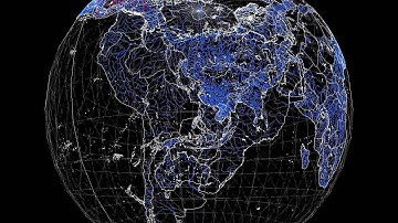 Loading plain text version of the CIA World DataBank II on openFrameworks