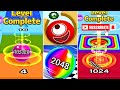 S, U, X, Z... TILES 😱🔥 Ball Run 2048 vs REVERSE vs Hungry Balls | Power Gauge Gameplay!