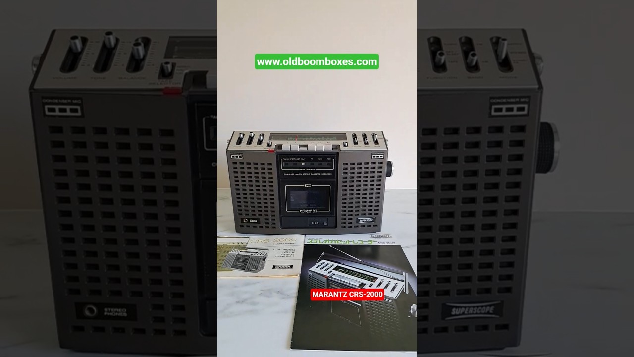 MARANTZ CRS-2000 Gllden 80's #japan #retro #cassette #vintage