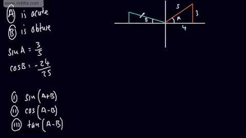 Core 3 - Trigonometry (3) - Compound Angles Addition Formulae Sin(A+B), Cos(A+B), Tan(A+B)
