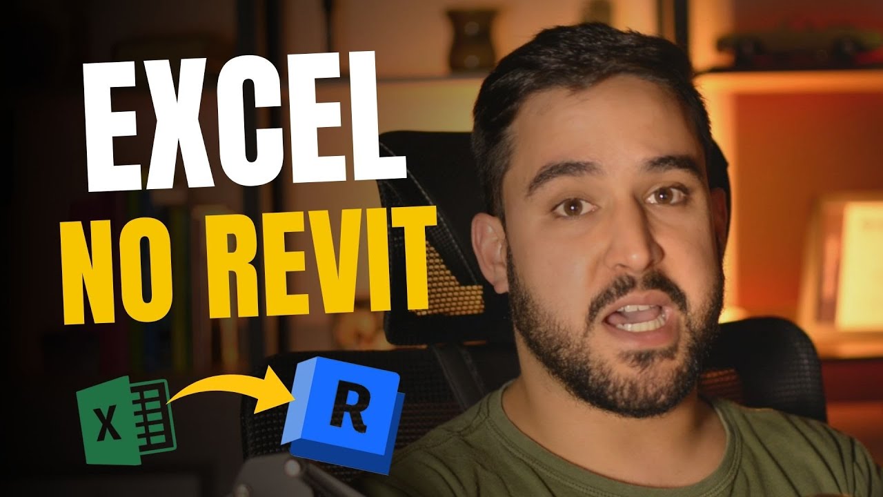 Capa do vídeo: Como importar Excel no Revit [ATUALIZADO 2025]