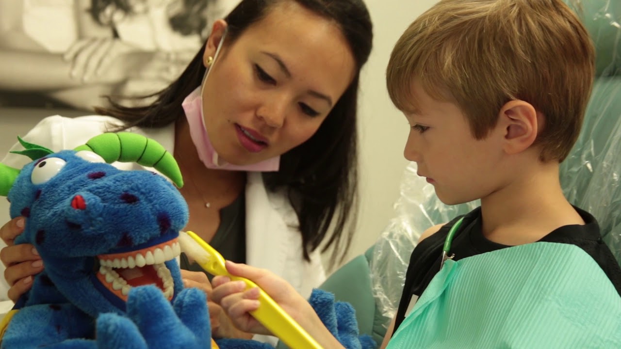 FAQ What is the right age to start brushing my child's teeth? Brush