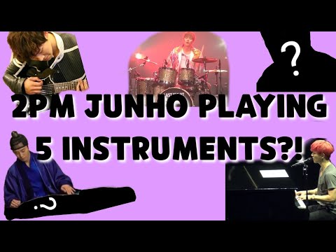 2PM Junho able to play 5 instruments?! (투피엠 준호)