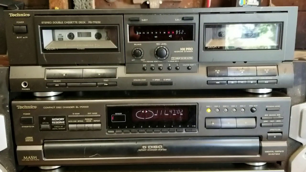 Technics Stereo Sa-GX470 Reciever cd changer tape deck CRAIGSLIST