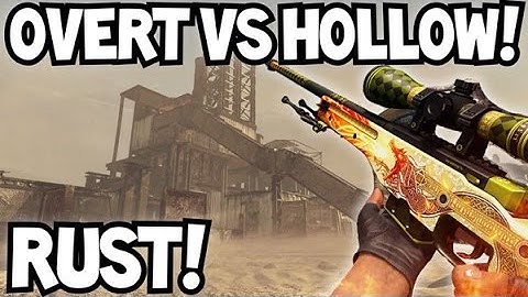 MW2 RUST on CSGO! 1v1 "GOD MODE SURPRISE"! HOLLOWPOIINT VS OVERTFLOW! (Custom Rust Map in CS GO)