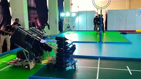 Robocon 2018 - Practice before finals Nirma University