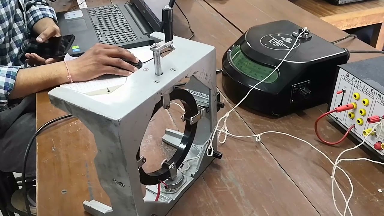 [हिंदी] Magnetic field measurement using search coil (सर्च कुण्डली से चुम्बकीय क्षेत्र का मापन)