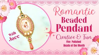 Step By Step Bead Embroidery Pendant