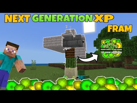 NEW MINECRAFT NEXT GENERATION XP FRAM FOR [JAVA+ BEDROCK] TUTORIAL 1.21 ...