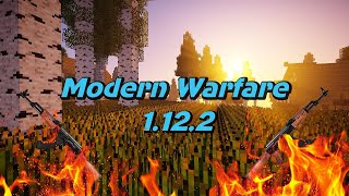 Обзор мода Modern Warfare на майнкрафт 1.12.2 !