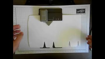 Stamping With Val - Using the Gift Bag Punch Board - Gift Bag With Flap Closure