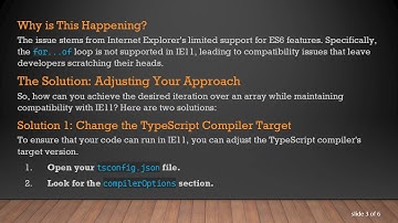 Resolving the for...of Loop Issue in TypeScript on IE11