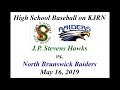 High School Baseball on KJRN: North Brunswick vs. J.P. Stevens