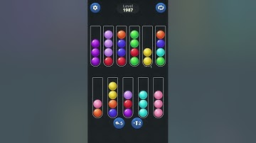 Ball Sort by Infinite Joy: Levels 1986, 1987, 1988