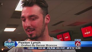 Denver Broncos draft QB Paxton Lynch