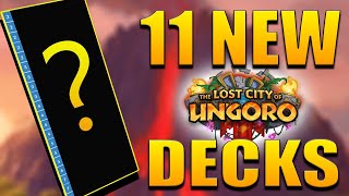 11 NEW Decks for The Lost City of UnGoro Expansion!