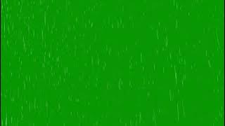 Green Screen Rain Effect