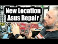 Asus Laptop Damaged Battery Connector - First Repair in New Warehouse.