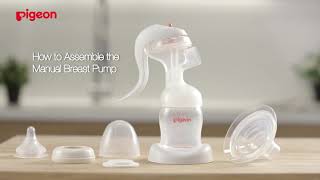 How To Assemble & Disassemble PIGEON Manual Breast Pump 1