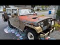 Barn find 1969 jeepster commando resurrection and clean out