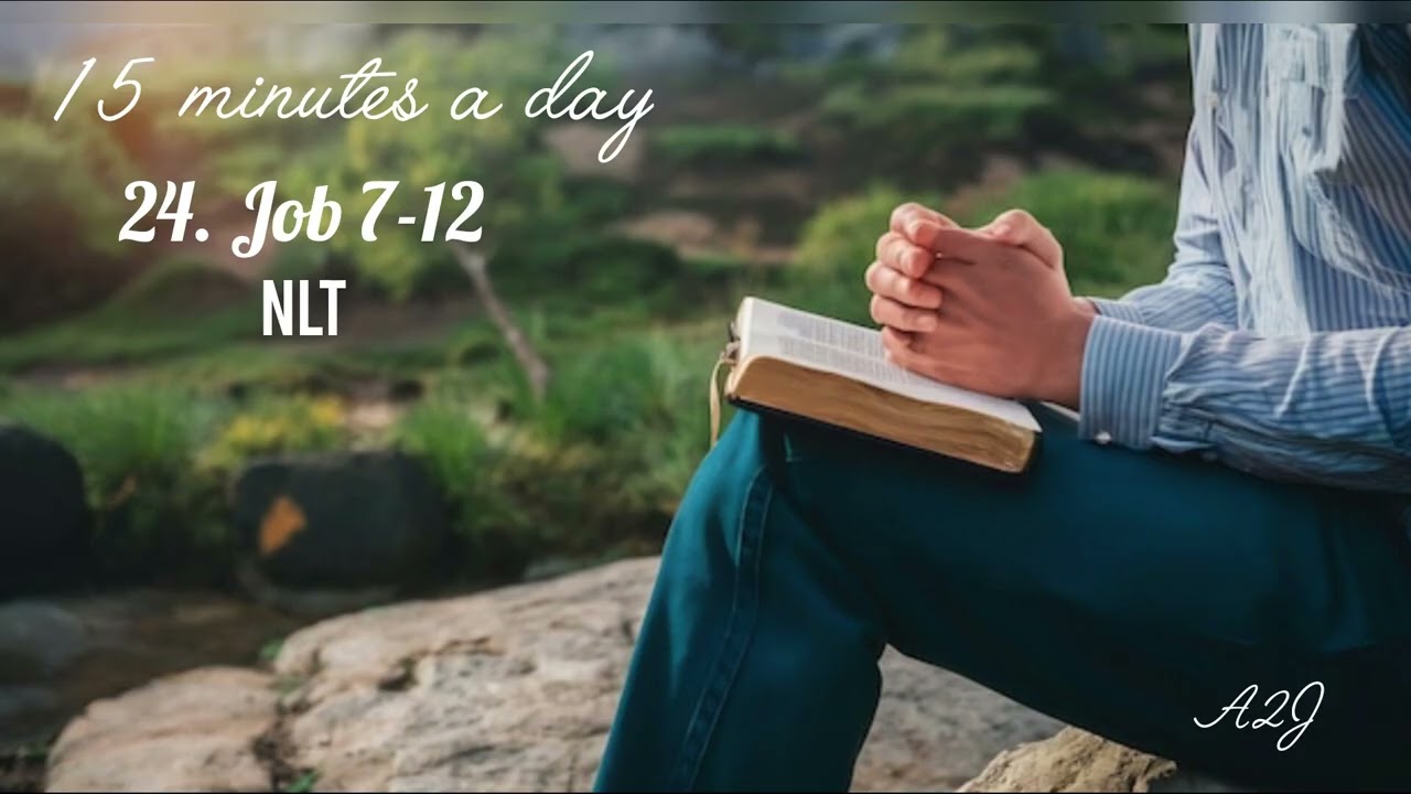 15 minutes a day Bible Reading Podcast // Twenty-four // Job 7-12