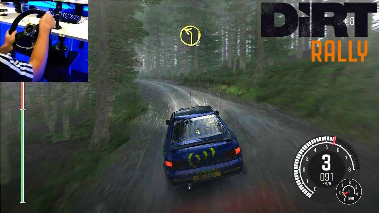 Volante Level Up Race Pro GT - DiRT RALLY - YouTube