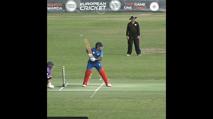 ECS MALTA T10 2024 MTD W Bowled Excellent Ball