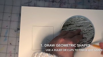 Overlapping Geometric shapes with Primary and Secondary colors